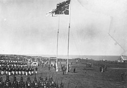 Helgoland átadási ünnepsége 1890. augusztus 10-én