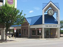 Main bus terminal in downtown before renovations. Bus Stop Downtown Sioux Falls 1.jpg
