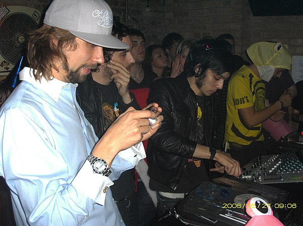 Busy P (left) with Justice at Fabric in 2006