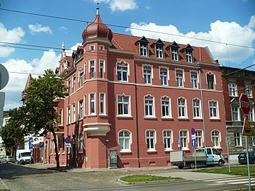 Frontage onto Naruszewicza street