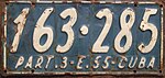 CUBA JAN-JUN 1955 license plate Flickr - woody1778a.jpg