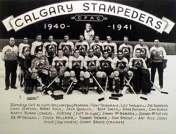 1940-41 Calgary Stampeders of the Alberta Senior Hockey League