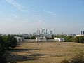 Canary Wharf from the Greenwhich Observatory