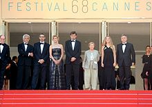 Cast and director at the 2015 Cannes Film Festival