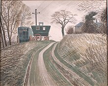 "Caravans" (Eric Ravilious) Caravans (Eric Ravilious).jpg