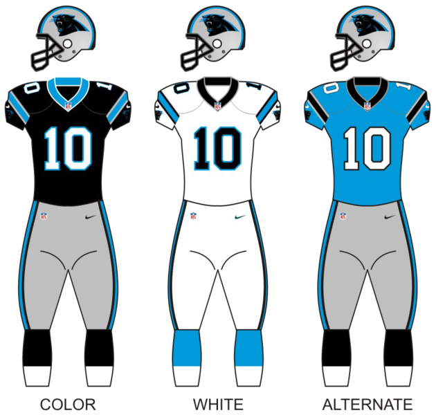 Carolina Panthers release their jersey color schedule for 2016