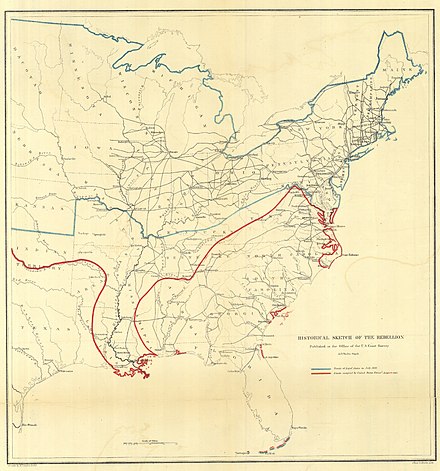 By 1863, the Union controlled large portions of the Western Theater, especially areas surrounding the Mississippi River
