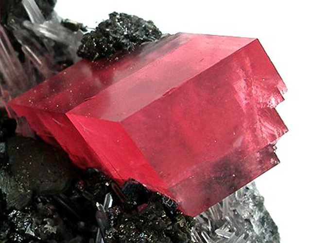 Rhodochrosite, Sweet Home Mine, Alma, Colorado; 5.2 × 4.2 × 2.3 cm