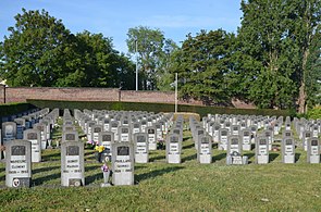 Pelouse d'honneur des combattants belges.