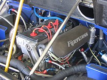 Aluminium block 2L BDG on Chevron B19 Chevron B19.jpg