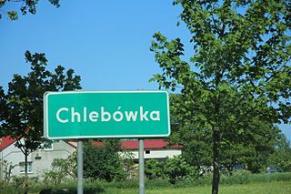Chlebówka Village in Pomeranian, Poland