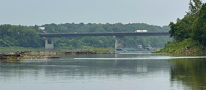 File:Chouteau Bridge from Riverfront Park.jpg