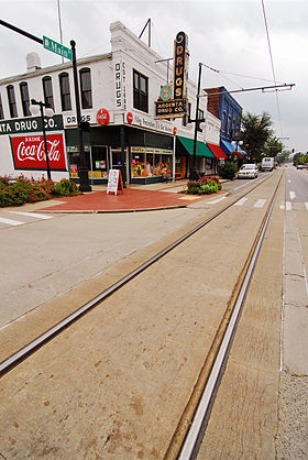 Centro de North Little Rock, conhecido como Argenta (setembro de 2011)