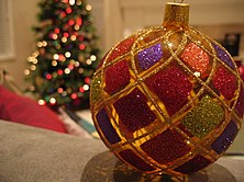 Bauble, or ball ornament