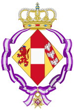 Description de l'image Coat of Arms of Archduchess Maria Annunciata of Austria (Order of Queen Maria Luisa).svg.