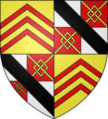 Coat of Arms of Isabel Despenser, Countess of Warwick (sebelum 1423).svg