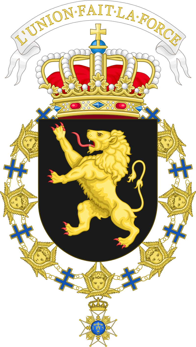 File:Coat of Arms of Philippe, King of the Belgians (Order of the 