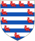 Coat of Arms of William de Valence as Earl of Pembroke.svg