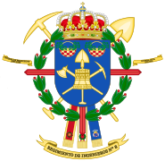 Escudo del Regimiento de Ingenieros n.º 8 (RING-8)