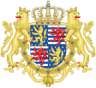 Coat of arms of Jean of Luxembourg (Golden Fleece Variant after 2000).svg