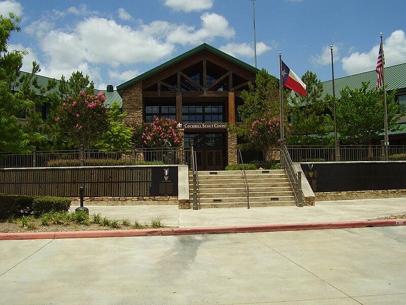 File:Cockrell Scout Center of the Sam Houston Area Council.jpg