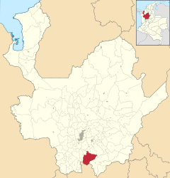Abejorral – Mappa