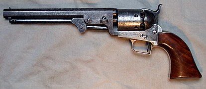 Ранний Colt Navy Mod 1851, Вторая Модель с квадратной спусковой скобой