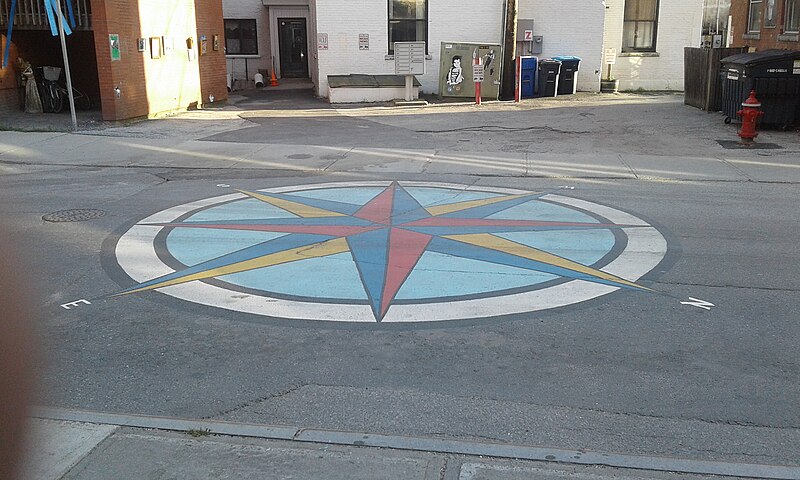 File:Compass rose Langdon Street downtown Montpelier VT August 2016.jpg