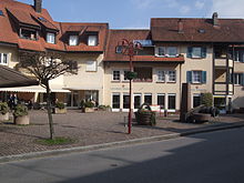 Cornimont-Platz im Zentrum Steinens