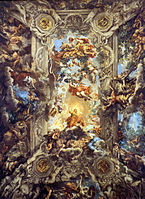 Ο θρίαμβος της Θείας Προνοίας, 1633-39, Ρώμη, Palazzo Barberini, νωπογραφία οροφής