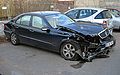 Crashed Mercedes E-Class