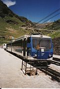 Automoteur doubleutilisé sur la ligne de Nuria