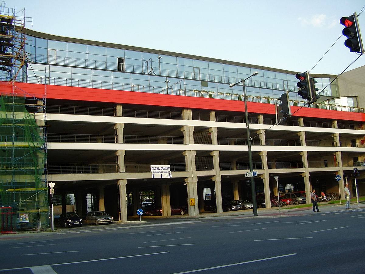 Shopping Center parking.