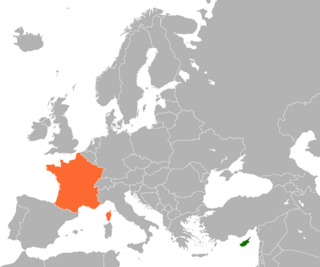 <span class="mw-page-title-main">Cyprus–France relations</span> Bilateral relations