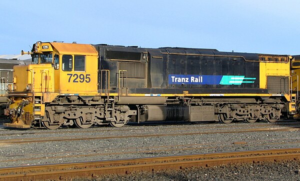 A New Zealand DFT class Co-Co diesel-electric locomotive