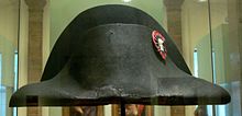 Napoleon's hat is a cultural icon. DHM - Zweispitz Napoleon.jpg