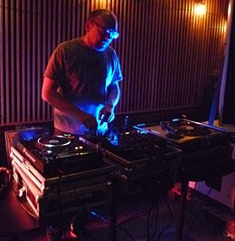 DJ Bugge at Nattjazz 2016
in Bergen, Norway DJ Bugge Wesseltoft at the 2016 Nattjazz.jpg