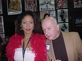 Jenny Pepper en Dave Cummings op AVN Expo 7 januari 2000