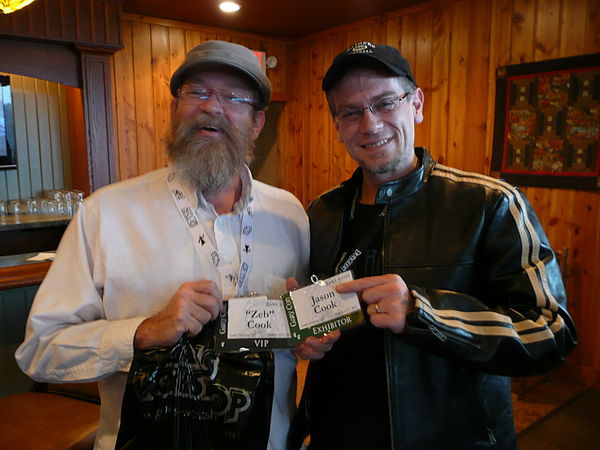 David "Zeb" Cook (left) at GaryCon III.