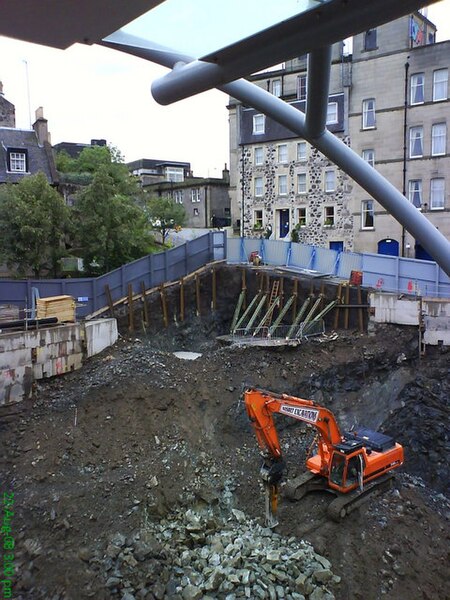 File:Digging Foundations ,Leith Street - geograph.org.uk - 1463100.jpg