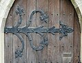 Doorway on the western side of St Nicholas' Church, Chislehurst. [750]