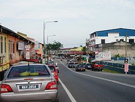 Centrum van Kuala Sungai Baru