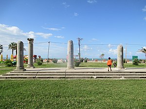 En bord de plage de Durres