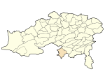 Dz - 05-21 Tigherghar - Wilaya de Batna map.svg