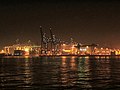 Rotterdam limanında gece