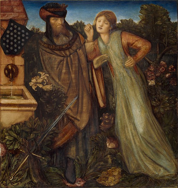 King Mark and La Belle Iseult by Edward Burne-Jones (1862)