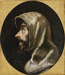 El Greco, Santu Frantzischu (1600) (MET)