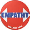 Chapa Empathy de Hillary Clinton para las elecciones presidenciales (2016)