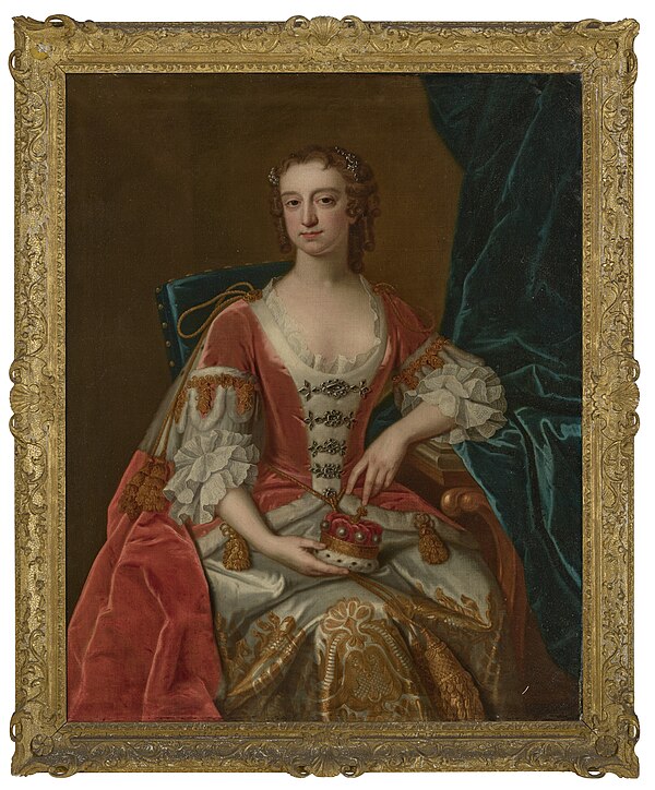 Portrait of Letitia, Lady Sandys by Enoch Seeman