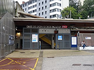<span class="mw-page-title-main">Lyon-Gorge-de-Loup station</span> Railway station in the 9th arrondissement of Lyon, France